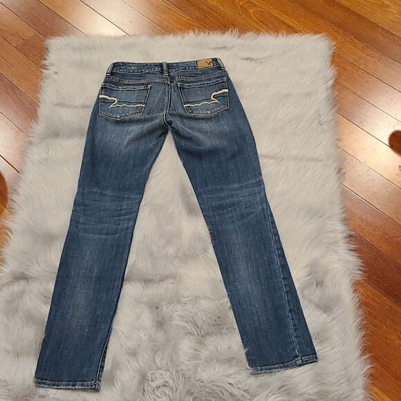 American eagle skinny stretch womens jeans size 0 - Picture 5 of 5
